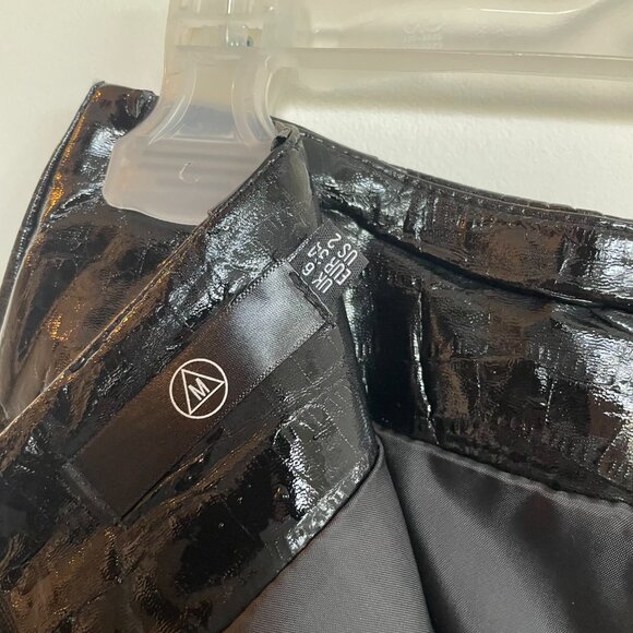 Crinkle Faux Leather Mini Skirt - Picture 6 of 8